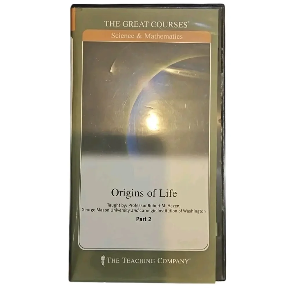 Origins of Life by Robert M. Hazen (DVD) Part 2 Disc 3 & 4